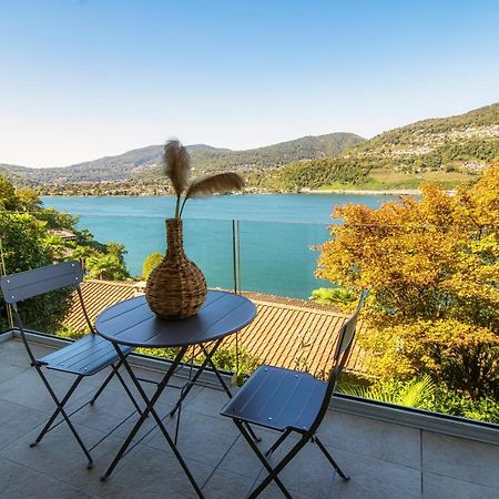 La Palma 1 By Quokka 360 - Modern Panoramic Lake View Flat Montagnola Dış mekan fotoğraf